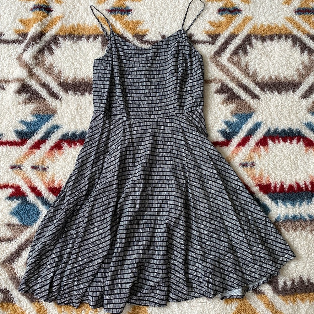 Black and White Swing Dress